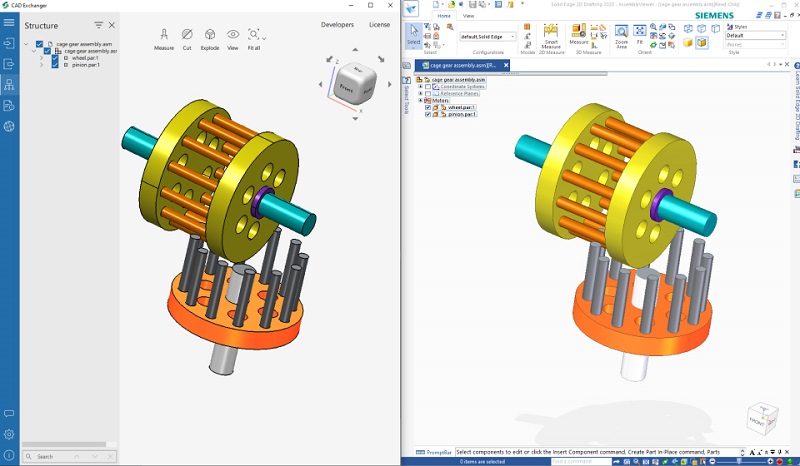 Visualiza, analiza y convierta datos CAD 3D